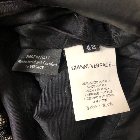 Gorgeous wool & silk Versace dress - Picture 7 of 8